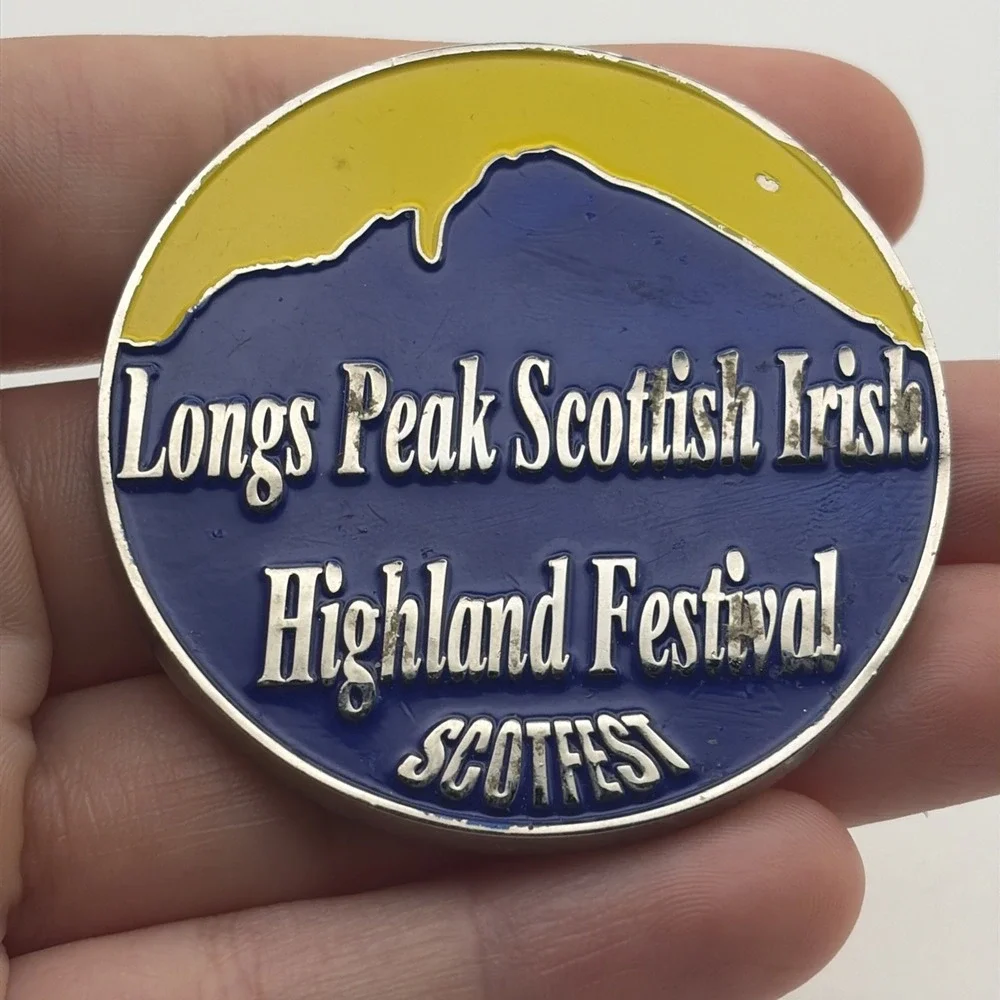 Longs Peak Scottish Irish Highland Festival Scotfest Lapel Hat Pin